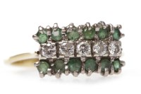 Lot 149 - MID TO LATE TWENTIETH CENTURY EMERALD AND...