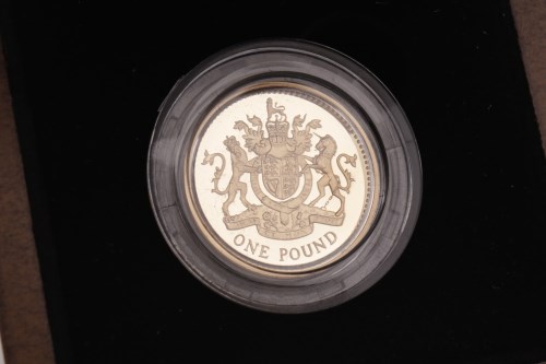 Lot 521 - UNITED KINGDOM 2008 GOLD PROOF £1 COIN capsule,...