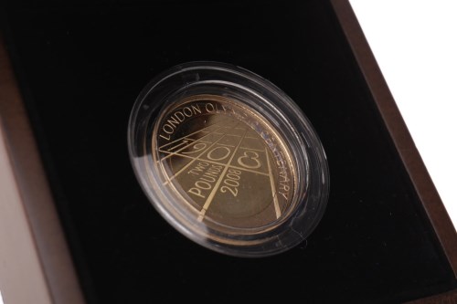 Lot 523 - THE 4TH OLYMPIAD LONDON 1908 GOLD PROOF £2...