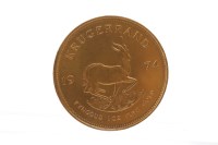 Lot 525 - GOLD SOUTH AFRICAN KRUGERRAND DATED 1974