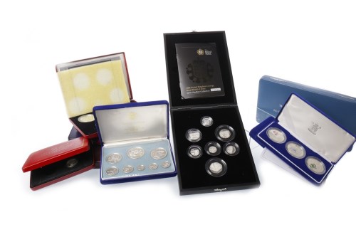Lot 539 - THE ROYAL MINT 1984-1987 UK SILVER PROOF £1...