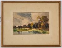 Lot 121 - TOM CAMPBELL, COASTAL VIEW and LOCH SCENE, a...