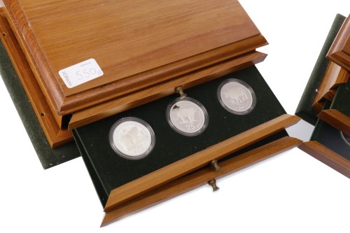 Lot 550 - TWO THE CONSERVATION COLLECTION SILVER PROOF...