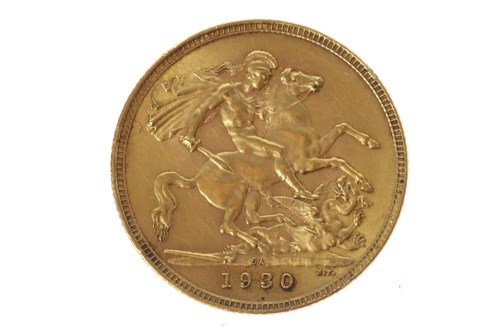 Lot 555 - GOLD SOVEREIGN DATED 1930