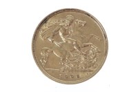 Lot 580 - GOLD HALF SOVEREIGN DATED 1906