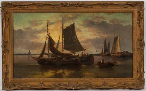 Lot 125 - BRITISH SCHHOL (19TH CENTURY), SAIL BOATS...