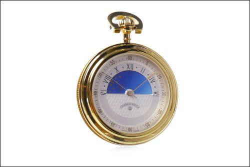 Lot 766 - CHARLES REUGE GILT POCKET WATCH the round...