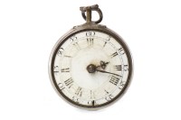 Lot 772 - NINETEENTH CENTURY PEAR CASED POCKET WATCH the...