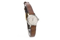 Lot 776 - LADY'S LONGINES STAINLESS STEEL MANUAL WIND...
