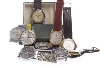 Lot 804 - GROUP OF TEN VARIOUS WATCHES including a Seiko...