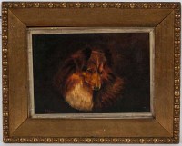 Lot 132 - G SHEPLEY, PORTRAIT OF A COLLIE DOG AND AN...