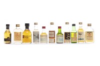 Lot 1203 - 54 WHISKY MINIATURES To include: Macallan 1969...