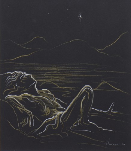 Lot 9 - * PETER HOWSON OBE, NUDE BASKING IN THE...