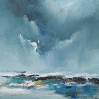 Lot 156 - JACKIE GARDINER, STORM APPROACHING; and WINTER...
