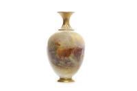 Lot 754 - EARLY 20TH CENTURY ROYAL WORCESTER VASE the...