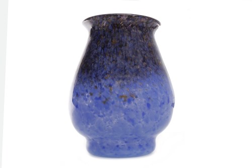 Lot 771 - MONART GLASS VASE of baluster form, two tone...