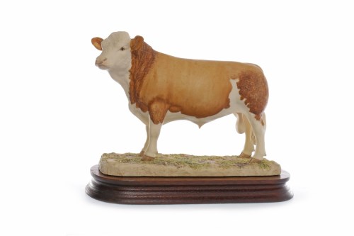 Lot 820 - BORDER FINE ARTS FIGURE OF A 'SIMMENTAL BULL'...