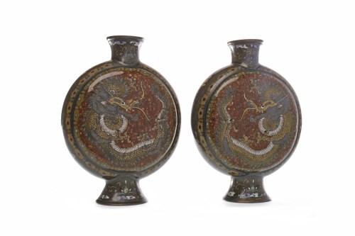 Lot 539 - PAIR OF EARLY 20TH CENTURY CHINESE CLOISONNE...