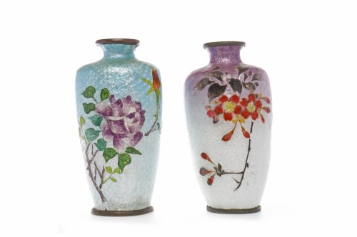 Lot 544 - TWO EARLY 20TH CENTURY CHINESE CLOISONNE...