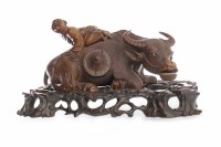 Lot 626 - EARLY 20TH CENTURY CHINESE CARVED WOOD GROUP...