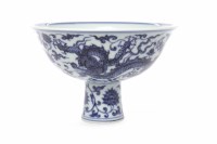 Lot 663 - 20TH CENTURY CHINESE PEDESTAL DISH with...