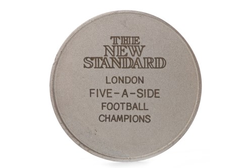 Lot 9 - LONDON FIVE-A-SIDE CHAMPIONS SILVER MEDALLION...