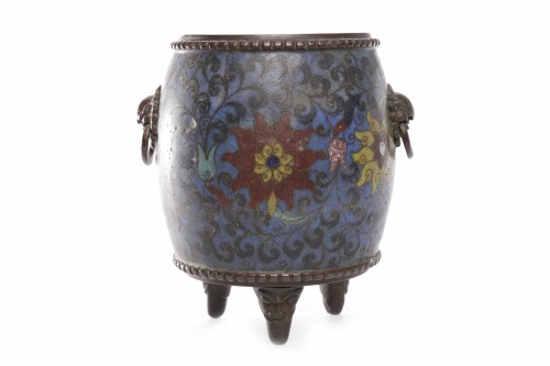 Lot 505 - EARLY 20TH CENTURY CHINESE CLOISONNE VASE of...