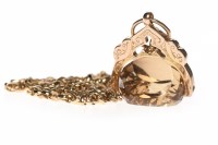 Lot 43 - NINE CARAT GOLD CHAIN with a nine carat gold...