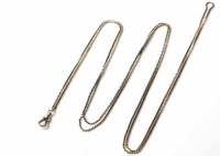 Lot 1863 - VICTORIAN GOLD BELCHER CHAIN formed of box...