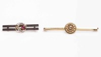 Lot 1912 - TWO VICTORIAN BAR BROOCHES comprising of a...