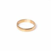 Lot 1960 - GENTLEMAN'S TWENTY TWO CARAT GOLD WEDDING BAND...