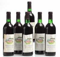 Lot 1382 - CHATEAU DE CALISSANNE 1986 (6) A.C. Coteaux...