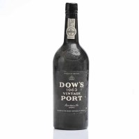 Lot 1391 - DOWS 1963 VINTAGE PORT Oporto, Portugal. Full...