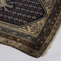 Lot 923 - CAUCASIAN RUG decorated with central pendant...