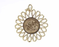 Lot 201 - GOLD EDWARD VII FULL SOVEREIGN DATED 1907 in...