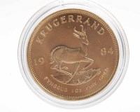 Lot 222 - SOUTH AFRICA FULL KRUGERRAND GOLD COIN dated...