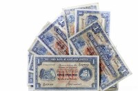 Lot 242 - LOT OF THE UNION BANK OF SCOTLAND LIMITED £1...