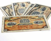 Lot 245 - LOT OF THE NATIONAL BANK OF SCOTLAND £1...