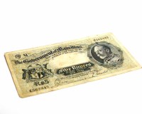 Lot 280A - VERY SCARCE THE GOVERNMENT OF MAURITIUS FIVE...