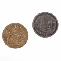 Lot 285 - GEORGE V GOLD HALF SOVEREIGN DATED 1911...