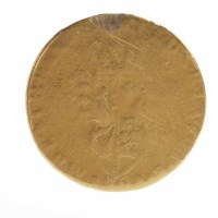 Lot 287 - GOLD GEORGE III SPADE GUINEA date worn