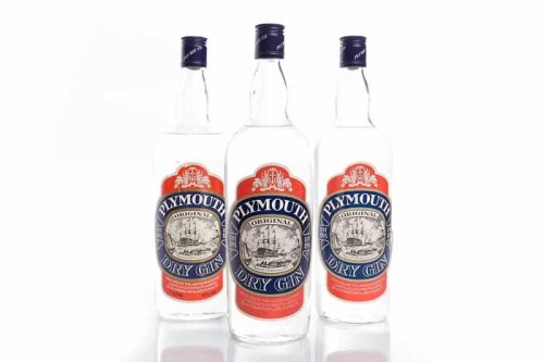 Lot 819 - PLYMOUTH ORIGINAL DRY GIN (3) Blackfriars,...