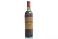 Lot 801 - CHATEAU BRANE CANTENAC 1961 2eme Cru ClassE...