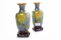 Lot 810 - PAIR OF EARLY 20TH CENTURY CHINESE CLOISONNE...