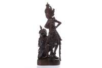 Lot 847 - EARLY 20TH CENTURY INTRICATELY BALINESE CARVED...