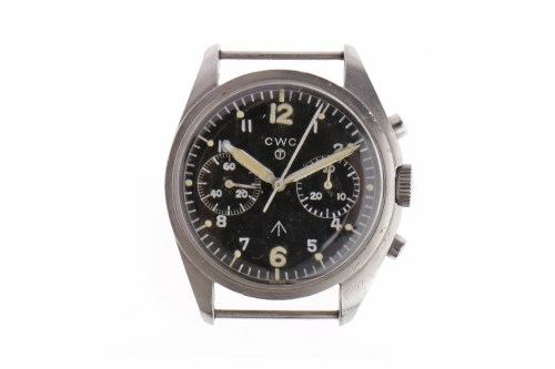 Lot 754 - GENTLEMAN'S CWC MILITARY ISSUE STAINLESS STEEL...