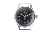 Lot 768 - GENTLEMAN'S HAMILTON MILITARY ISSUE STAINLESS...