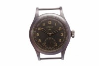 Lot 779 - GENTLEMAN'S LEMANIA MILITARY ISSUE STAINLESS...