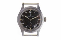 Lot 786 - GENTLEMAN'S MILITARY ISSUE STAINLESS STEEL...