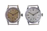 Lot 788 - TWO GENTLEMAN'S MILITARY ISSUE STAINLESS STEEL...
